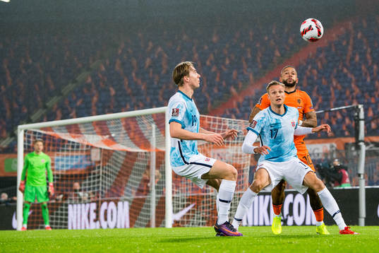 Kristian Thorstvedt and Stian Gregersen of Norway against