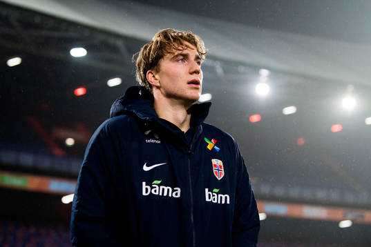 Kristian Thorstvedt of Norway looks dejected
