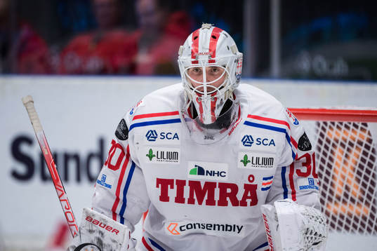Timrås målvakt Jacob Johansson
