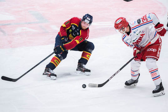 Djurgårdens Linus Arnesson och Timrås Ty Rattie