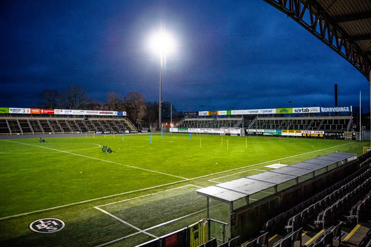 Interiör vy över Landskrona IP
