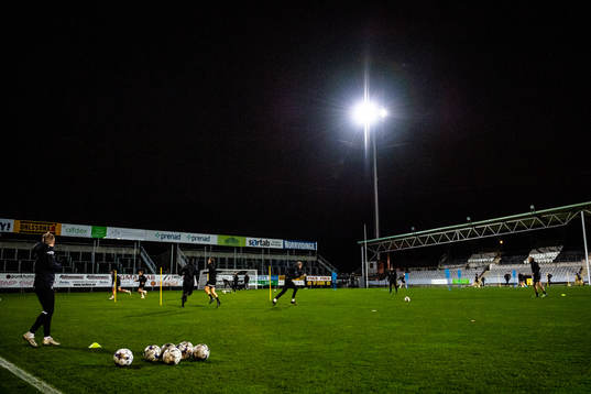 Interiör vy över Landskrona IP