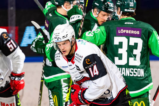 Malmö Redhawks Carl-Johan Lerby deppar