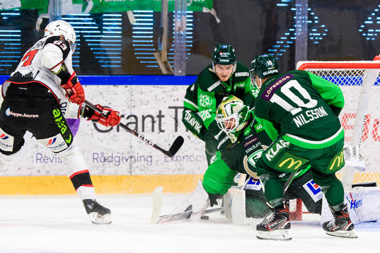 Färjestads målvakt Dominik Furch