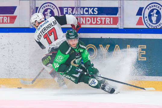 Malmö Redhawks Pathrik Westerholm och Färjestads Marcus