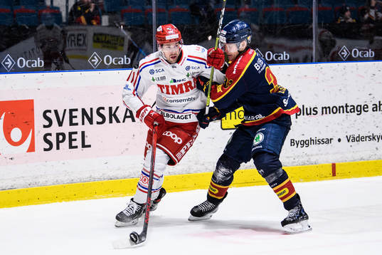 Timrås Nolan Zajac och Djurgårdens Filiph Engsund