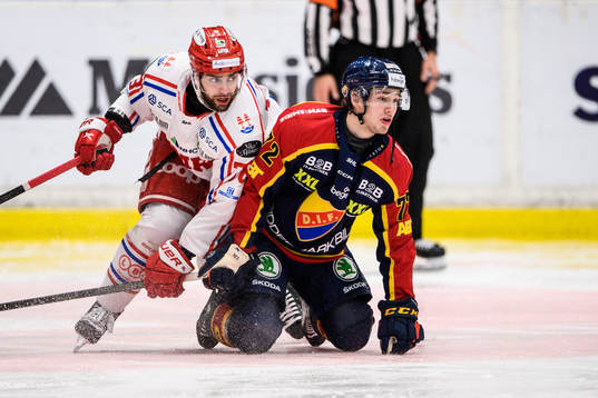 Timrås Robin Hanzl och Djurgårdens William Eklund