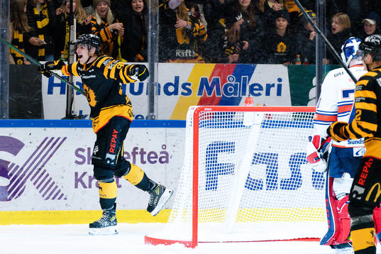 Skellefteås Linus Karlsson jublar