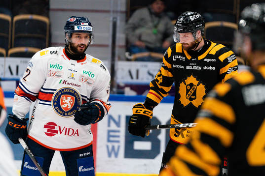 Växjös Tobias Rieder och Skellefteås Tom Kühnhackl