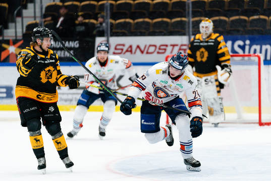 Skellefteås Jonathan Pudas och Växjös Pontus Holmberg