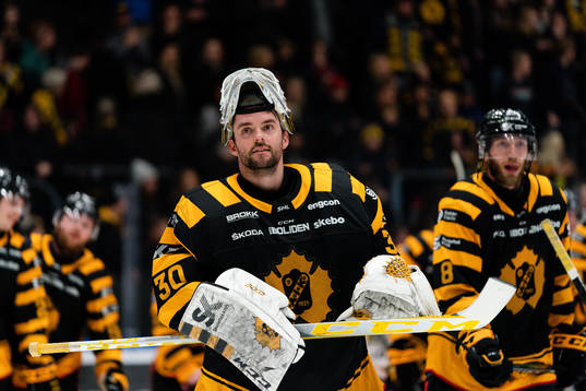 Skellefteås målvakt Gustaf Lindvall