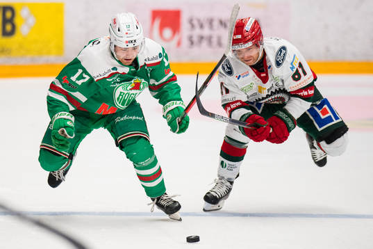 Rögles Philip Granath och Frölundas Ryan Lasch