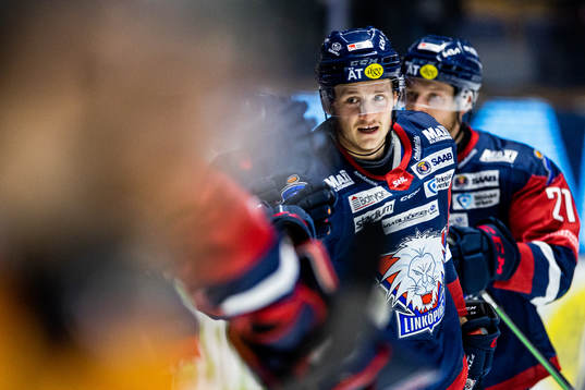Linköpings Henrik Törnqvist jublar