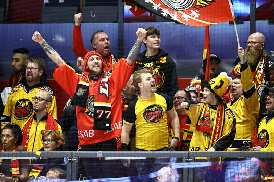 Luleås supporters jublar