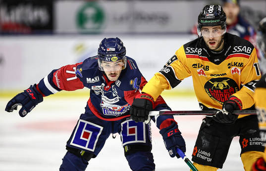 Linköpings Robert Lantosi och Luleås Konstantin Komarek