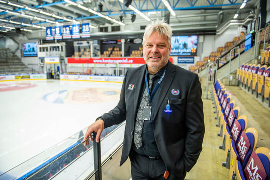 Oskarshamns sportchef Thomas Fröberg, som förlängt sitt