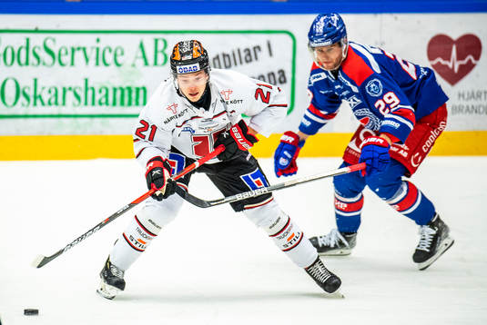Örebros Linus Öberg och Oskarshamns Kim Rosdahl