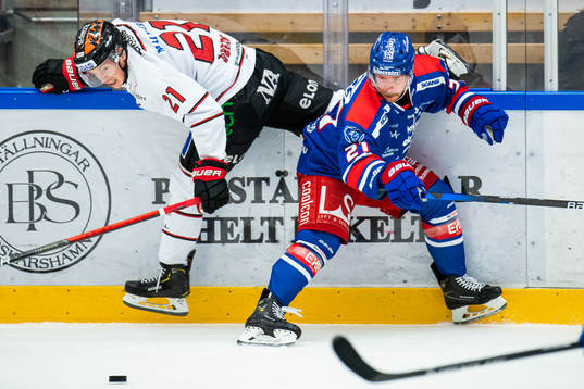 Örebros Linus Öberg och Oskarshamns Brian Cooper