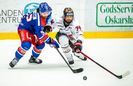 Oskarshamns Cameron Brace och Örebros Nick Ebert