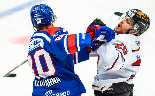 Oskarshamns Tomas Zohorna och Örebros Miikka Salomäki