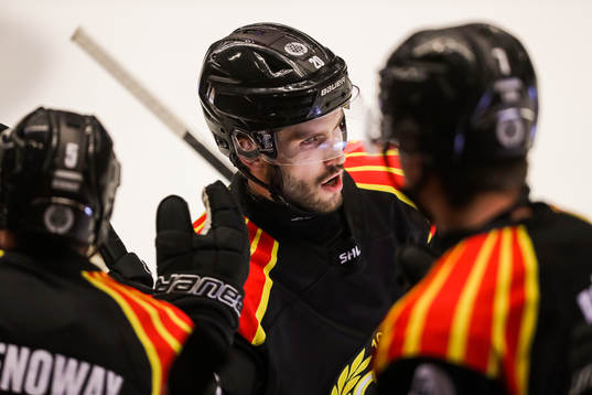 Brynäs Oula Palve jublar