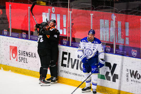 Brynäs Noel Gunler jublar