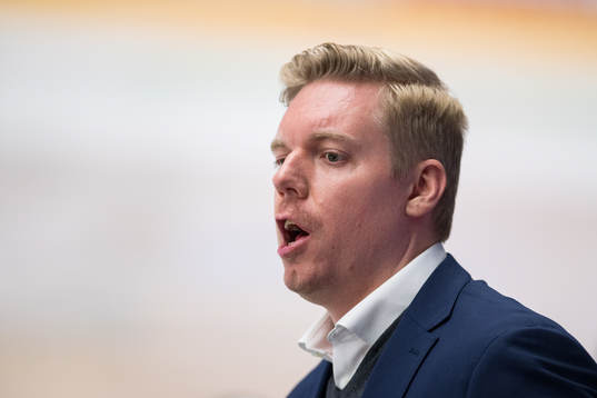 s tränare Anton Blomqvist