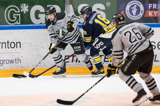 s Eric Norin och HV71:s Zion Nybeck