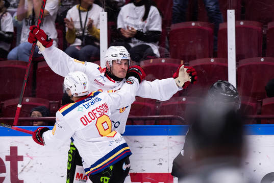 Malmö Redhawks Lance Bouma j+efter 1-0 målet