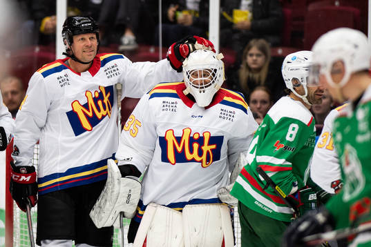 Malmö Redhawks veteran Johan Norgren och Johan Månsson