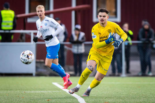 Värnamos målvakt Filip Eriksson