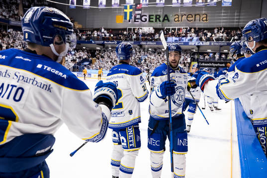 Leksands Max Veronneau jubel