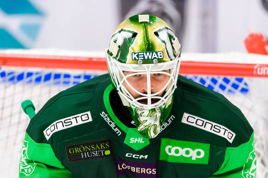 Färjestads målvakt Dominik Furch
