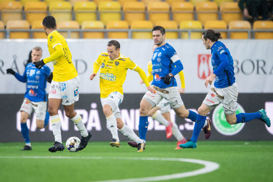 Falkenbergs Anton Wede och Norrbys Ivo Dominik Pekalski