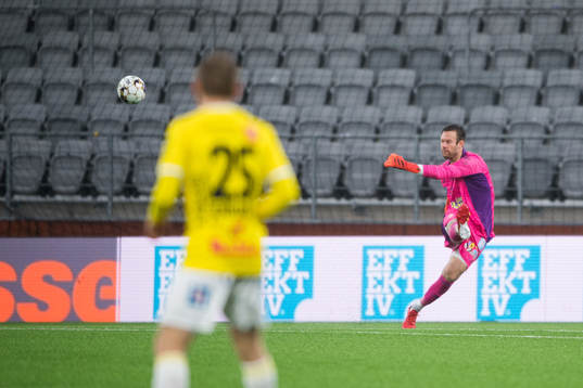Falkenbergs målvakt Viktor Noring