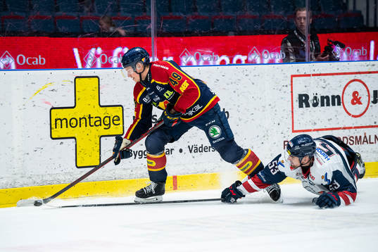 Djurgårdens Rhett Rakhshani och Linköpings Eddie Larsson