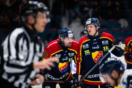 Djurgårdens Stefan Warg och Linus Andersson