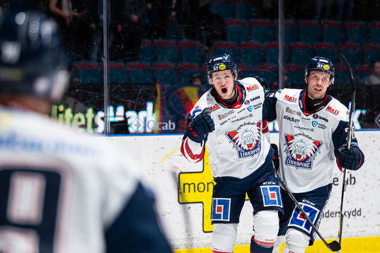 Linköpings Henrik Törnqvist jublar