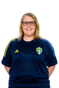Koordinator Ulrika Forsberg i F15-landslaget