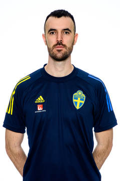 Analytiker Robin Blommé i F15-landslaget