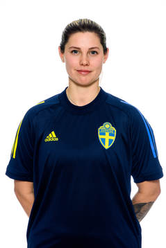 Fystränare Kristín Geirsdóttir i F15-landslaget