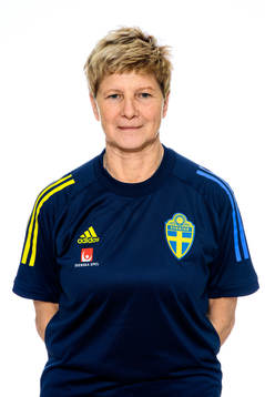Målvaktstränare Elisabeth Leidinge i F15-landslaget