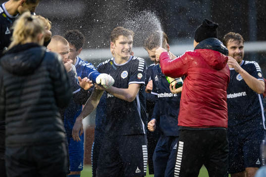 Utsiktens spelare jublar