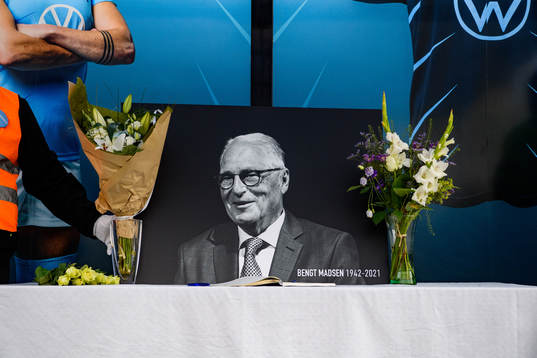 Minnesplats för Malmö FFs bortgångne hedersordförande