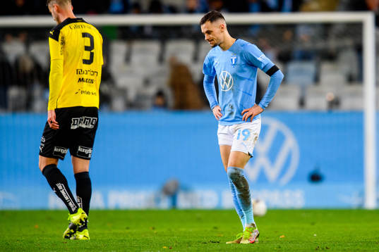 Malmö FFs Veljko Birmancevic deppar