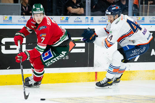 Frölundas Simon Edvinsson och Växjös Peter Andersson