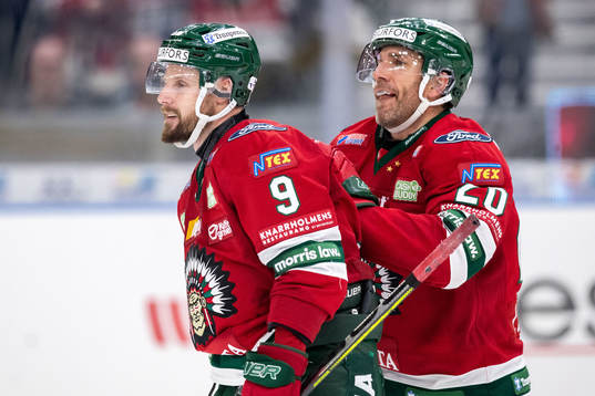 Frölundas Jan Mursak jublar