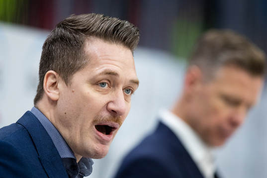 Växjös tränare Sam Hallam