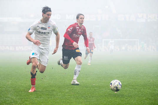 Helsingborgs Wilhelm Loeper och Örgrytes Anton Lans
