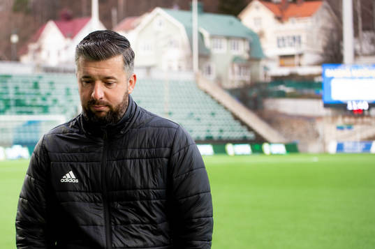 Östers tränare Dennis Velic